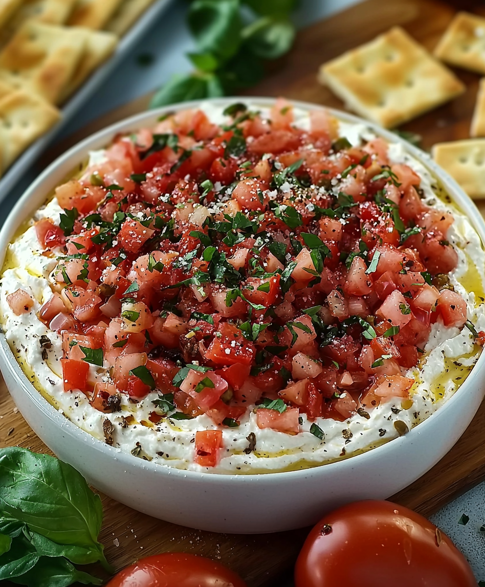 Bruschetta Dip Appetizer