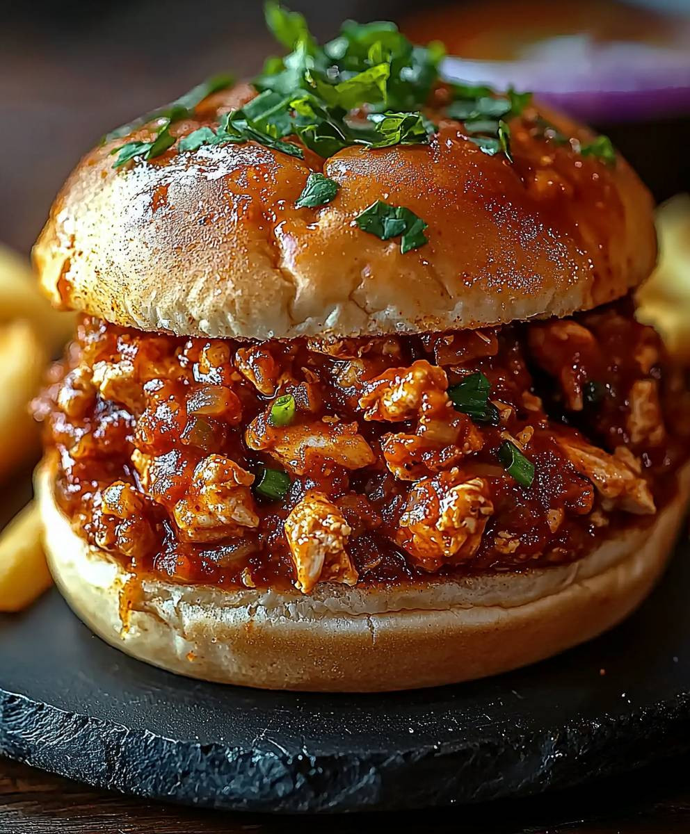 Cajun Chicken Sloppy Joes