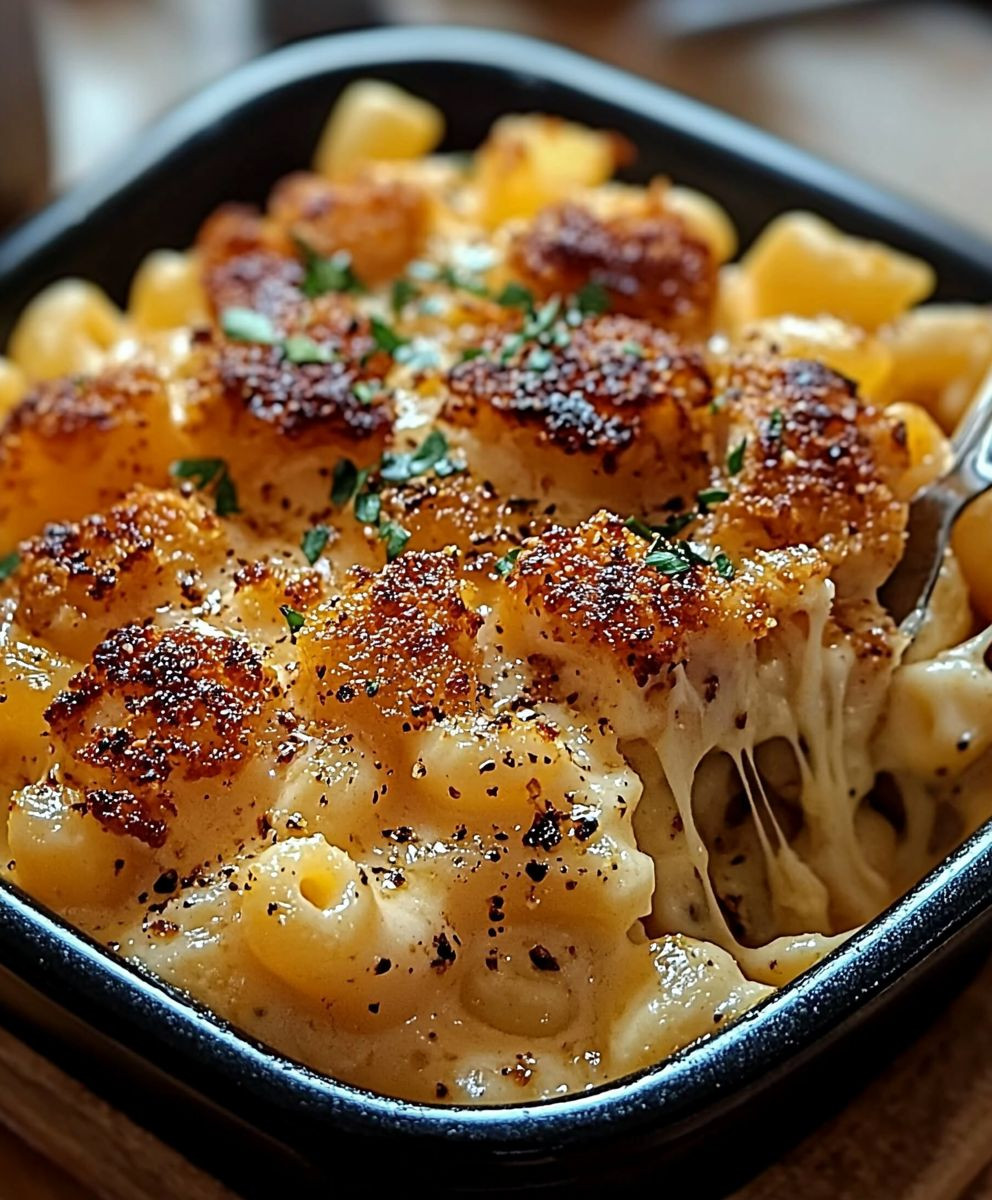 Honey Pepper Chicken Mac and Cheese