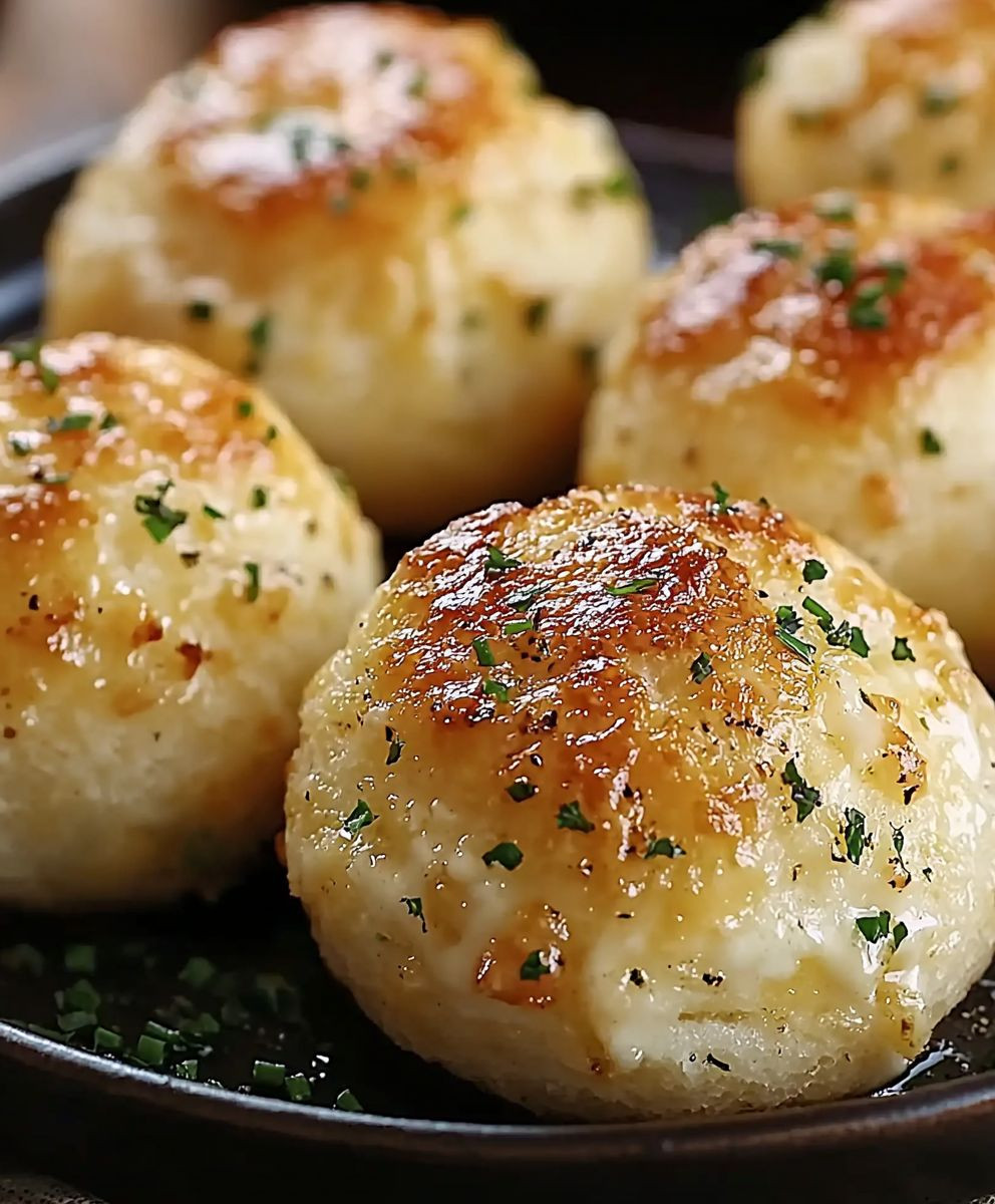 Garlic Butter Cheese Bombs