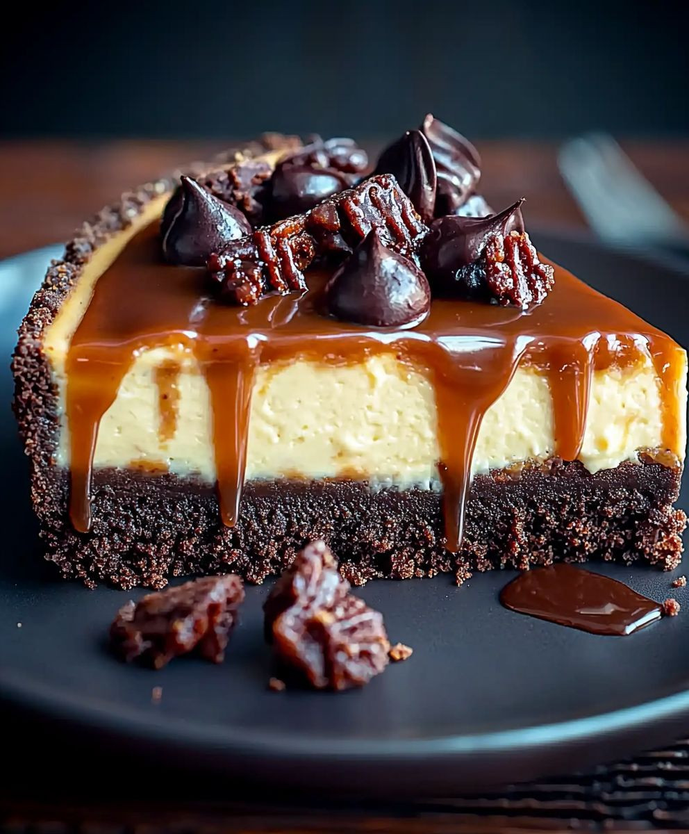 Caramel Brownie Cheesecake Delight