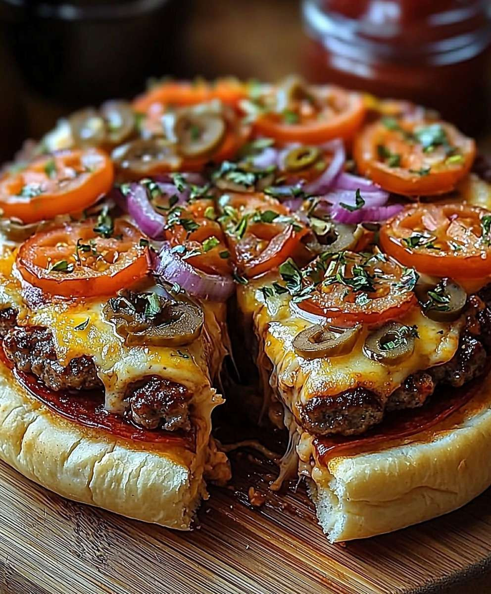 Pizza Burger Pie