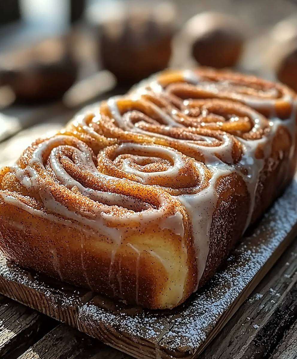 Cinnamon Swirl Donut Loaf