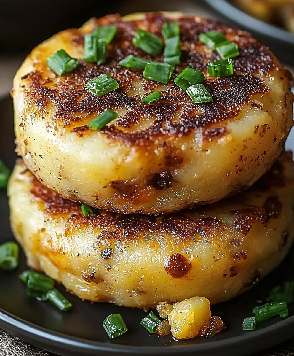 Stuffed Potato Cakes