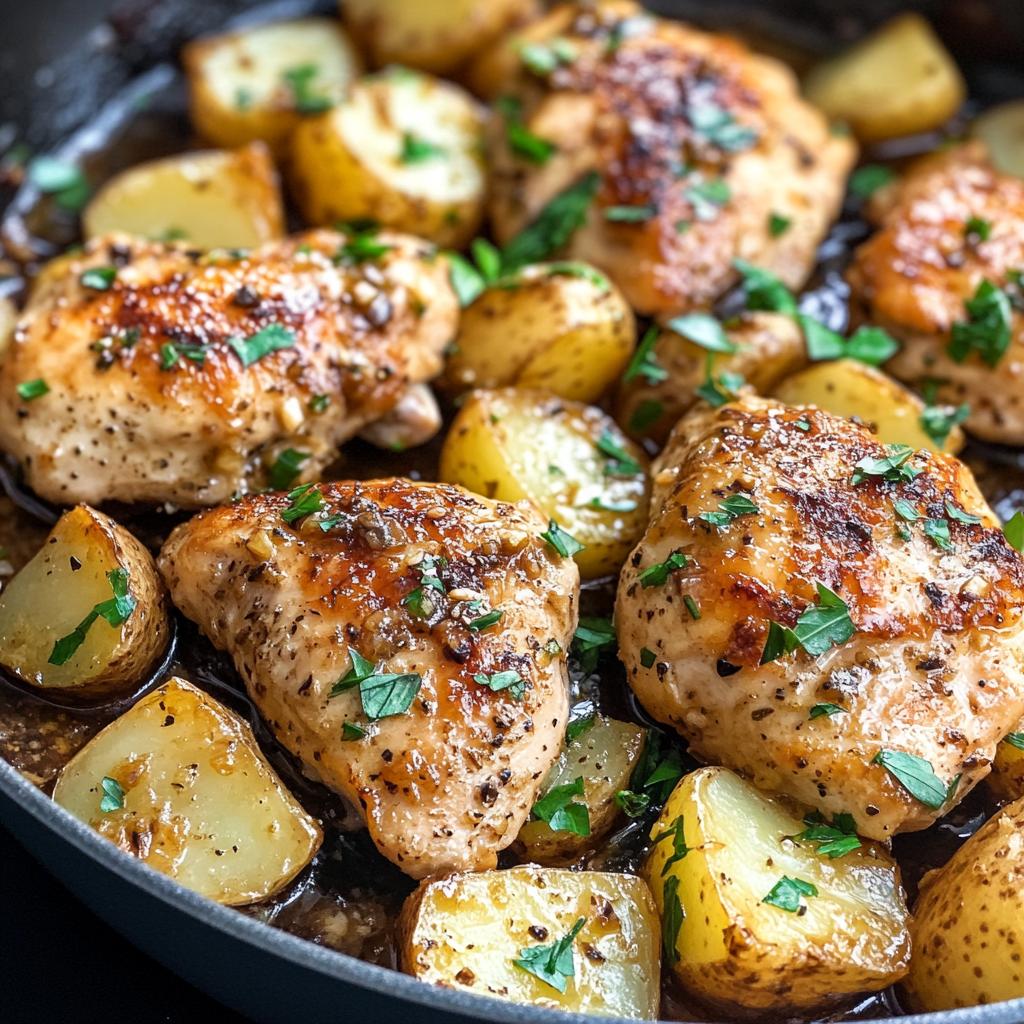 Garlic Butter Chicken Skillet