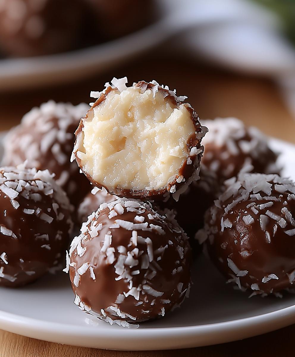 Almond Joy Coconut Bites