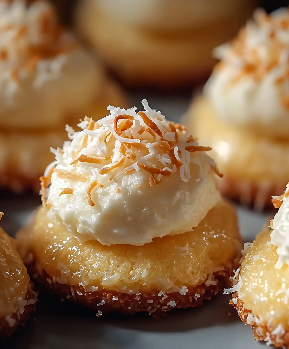 Lemon Coconut Cheesecake Cookies