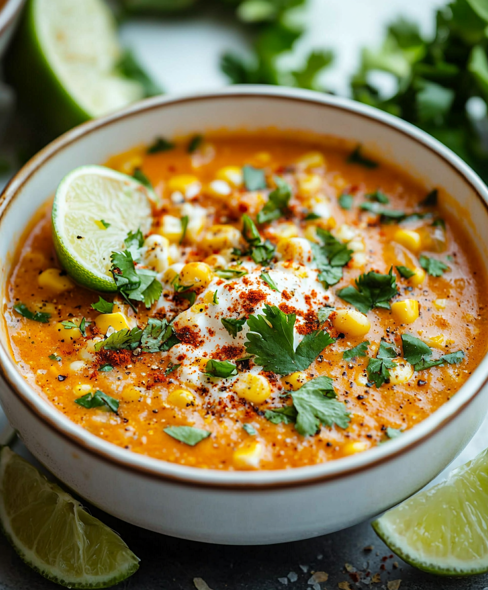 Mexican Street Corn Soup