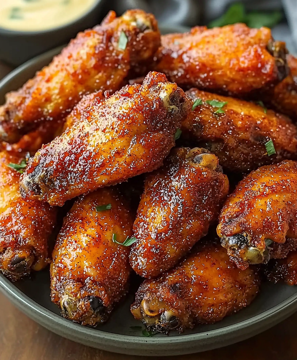 Crispy Dry Rub Chicken Wings