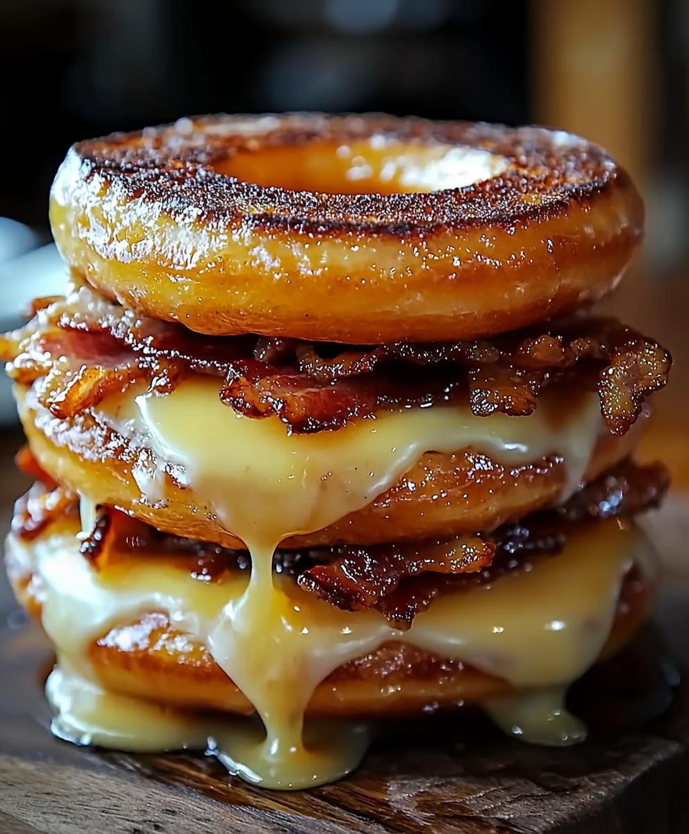 Donut Grilled Cheese Sandwich