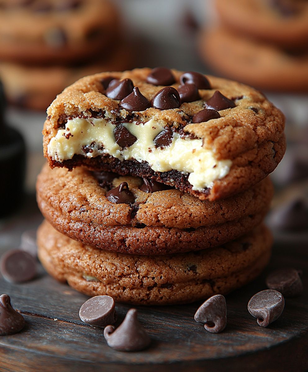 Cheesecake Stuffed Cookies