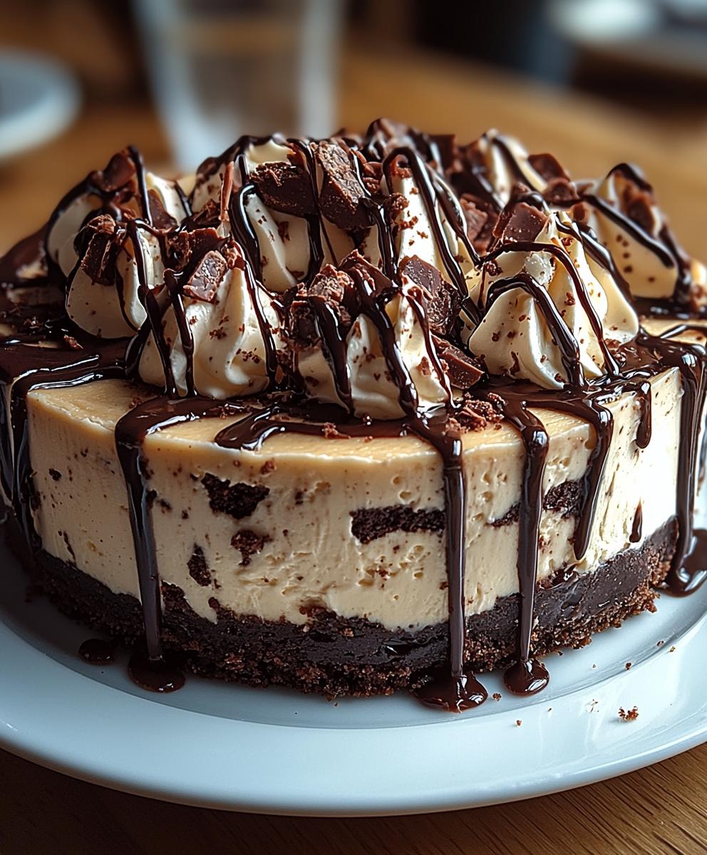 Hot Fudge Brownie Cheesecake