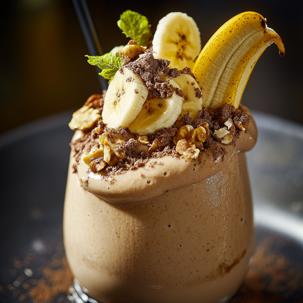 Banana Protein Coffee Smoothie