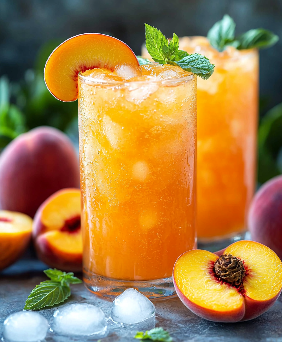 Peach Lemonade Drink