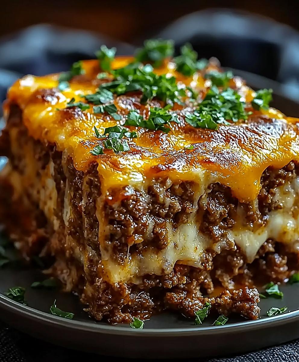 Cheesy Meatloaf Casserole