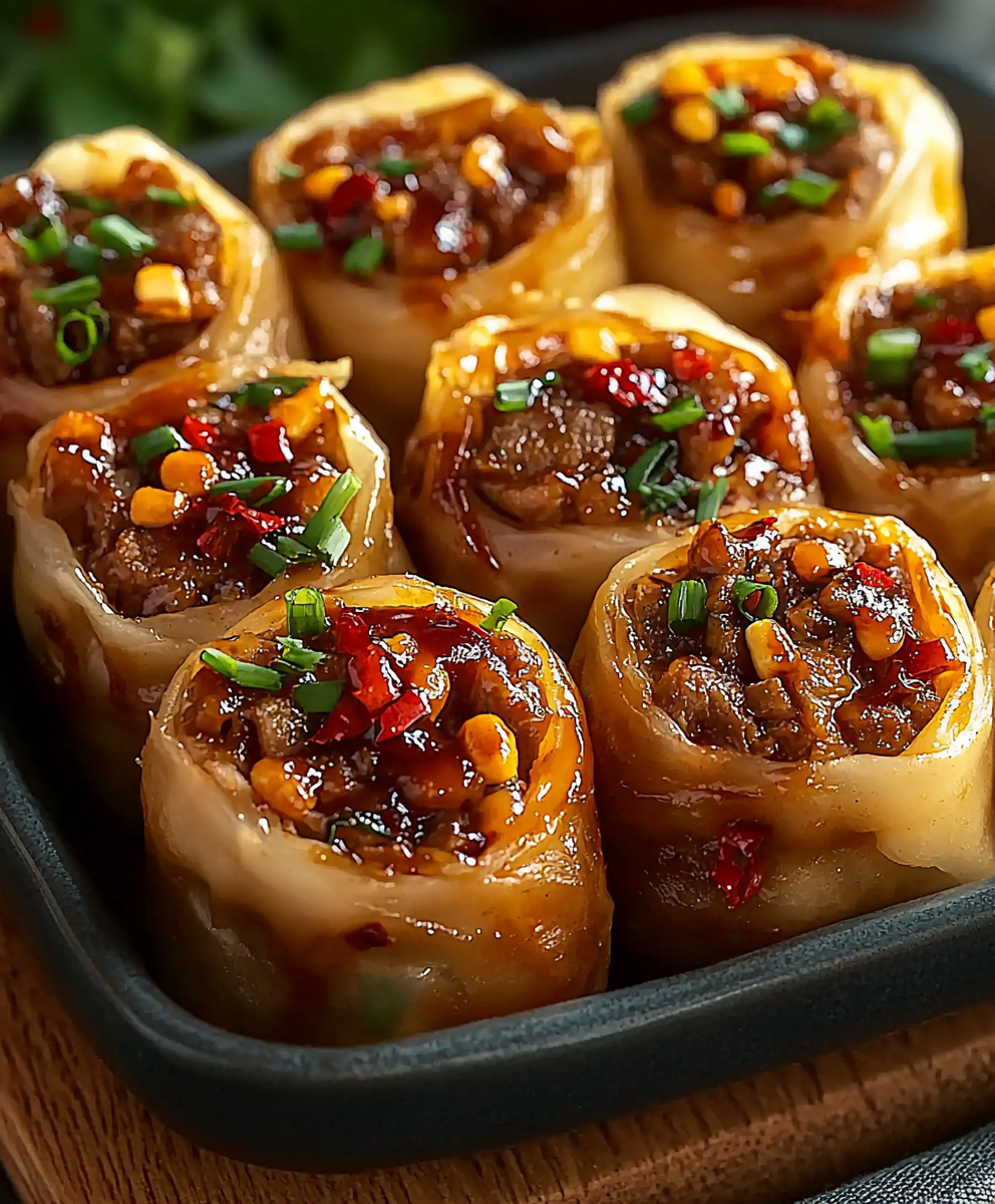 Spicy Beef Dumplings
