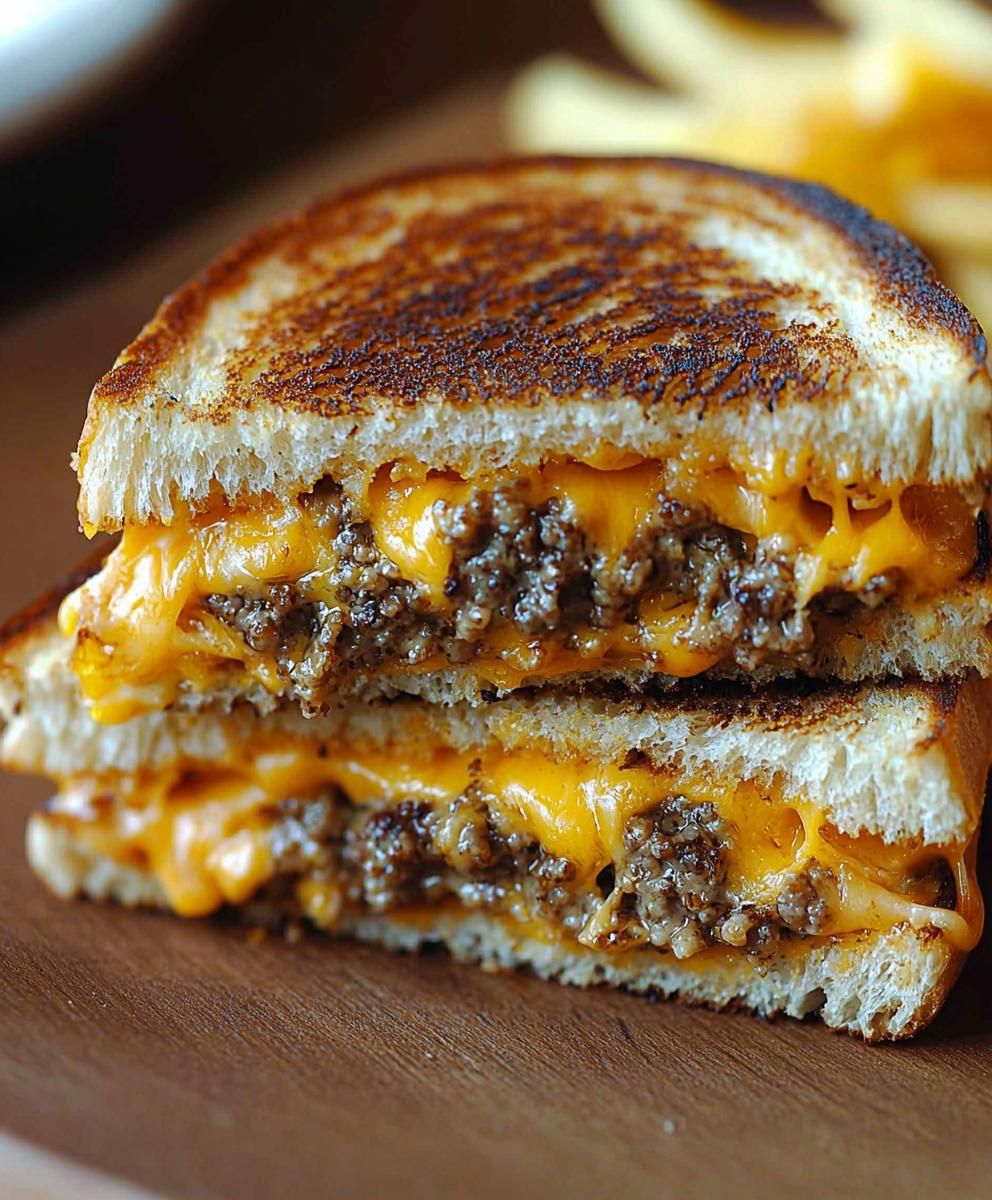Grilled Cheese Patty Melts
