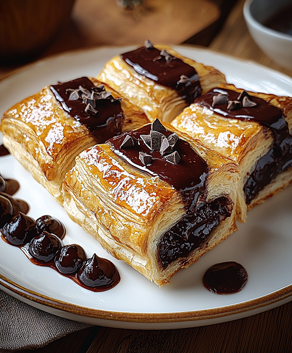 Chocolate Puff Pastry Dessert