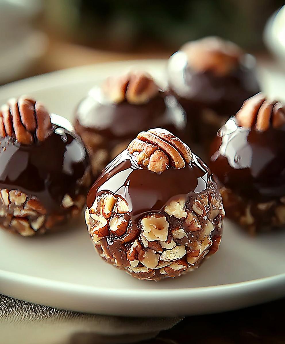 No Bake Pecan Pie Balls