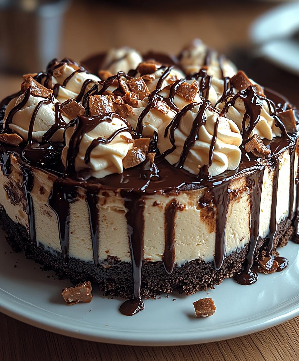 Hot Fudge Brownie Cheesecake