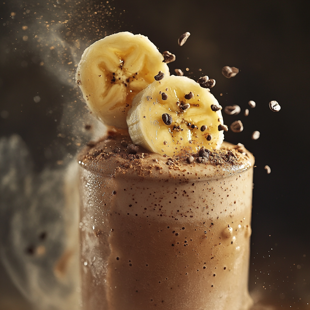 Banana Protein Coffee Smoothie
