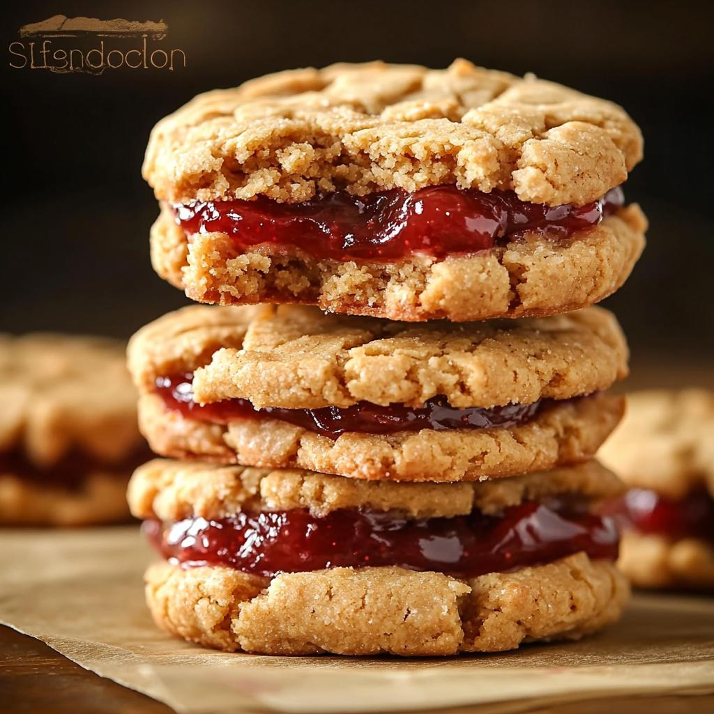Peanut Butter Jelly Cookies