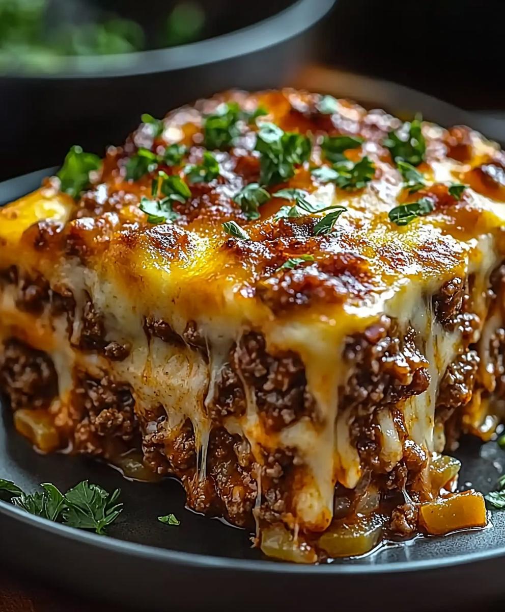 Cheesy Meatloaf Casserole