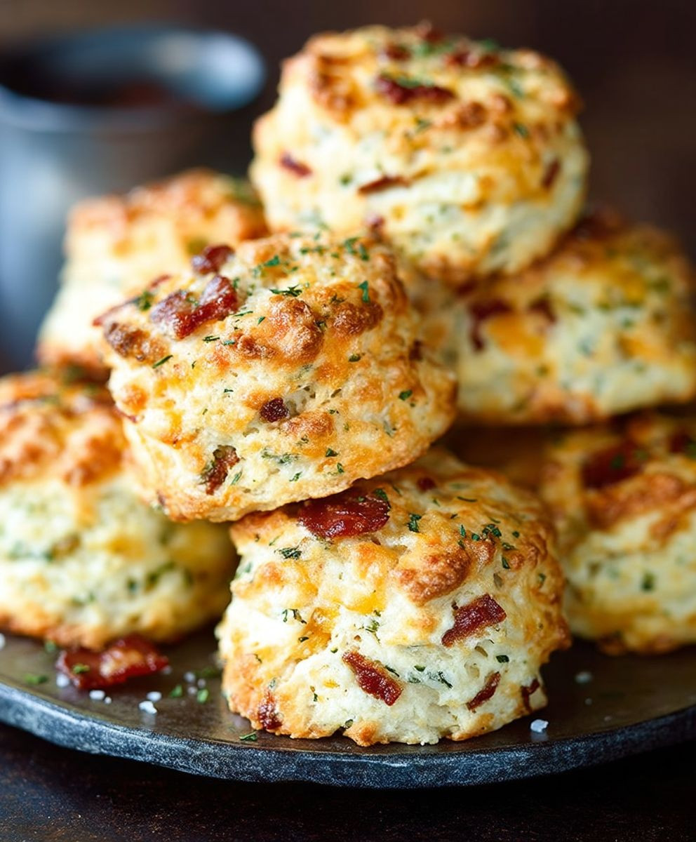 Cheddar Bacon Biscuits