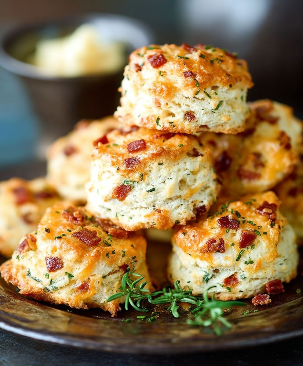 Cheddar Bacon Biscuits