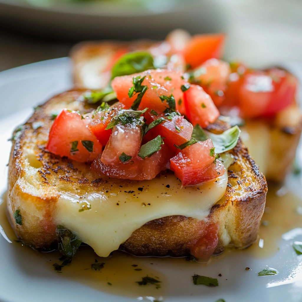 Bruschetta grilled cheese