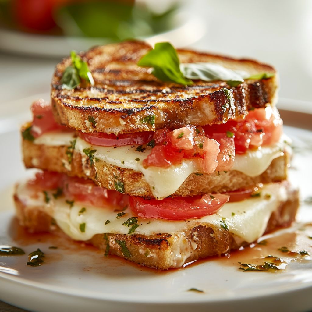 Bruschetta grilled cheese