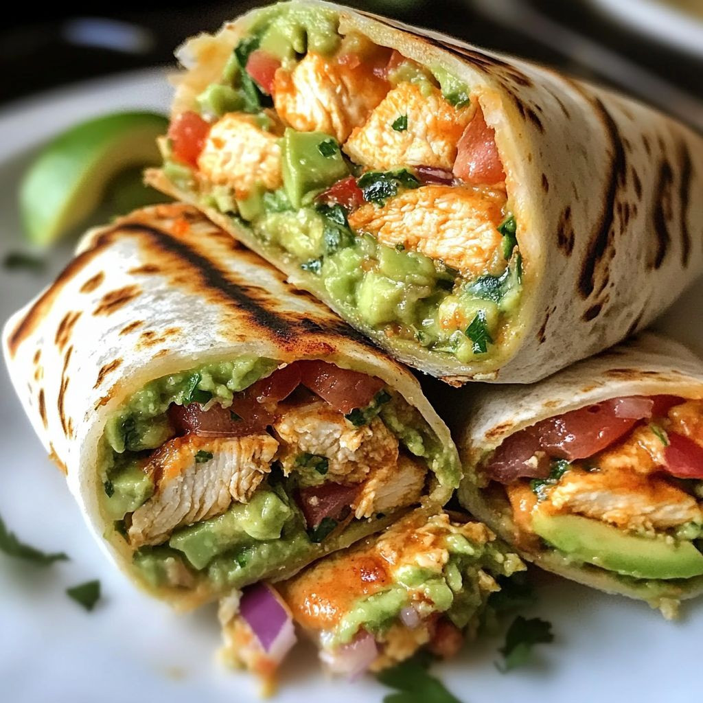 Baked Chicken Chimichangas