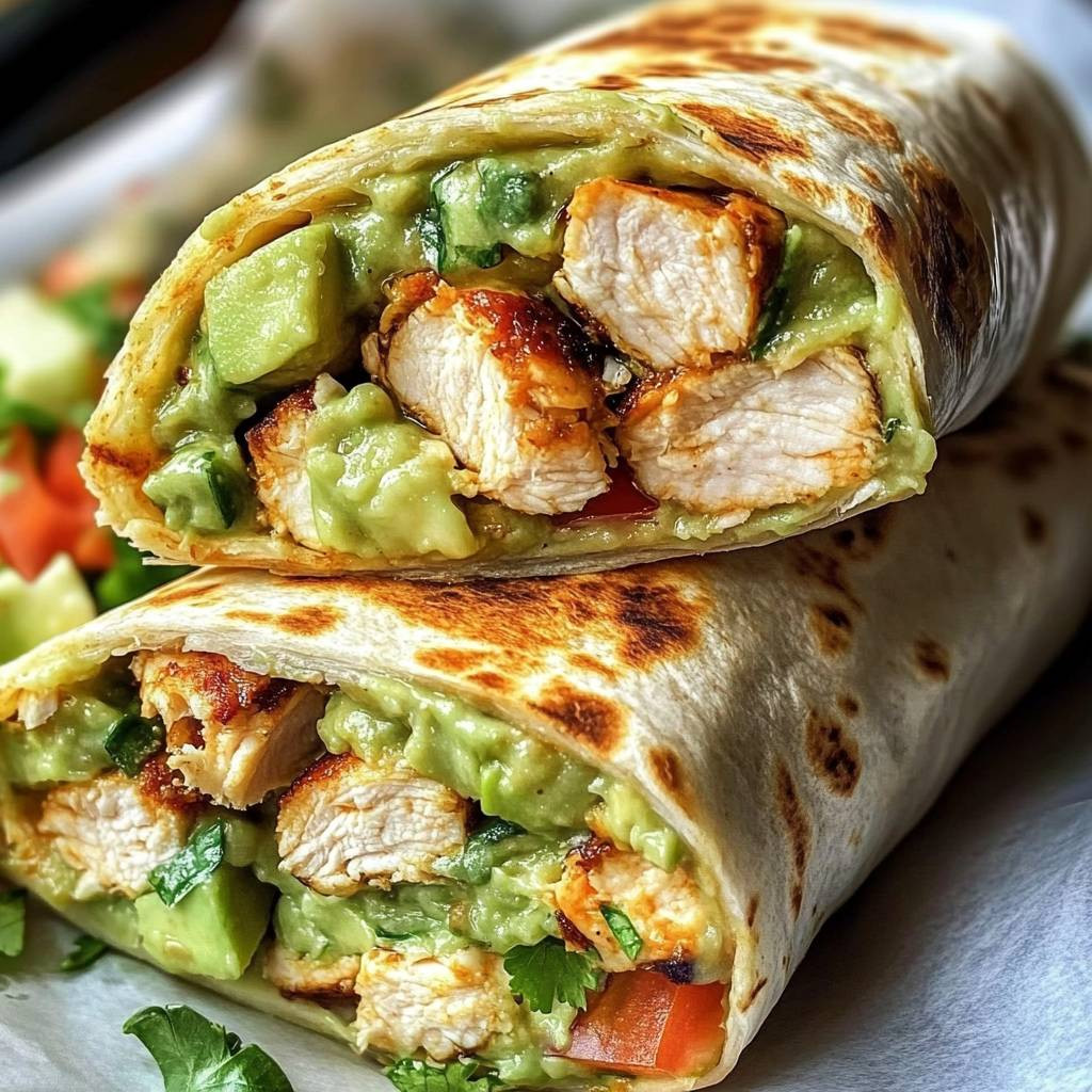 Baked Chicken Chimichangas
