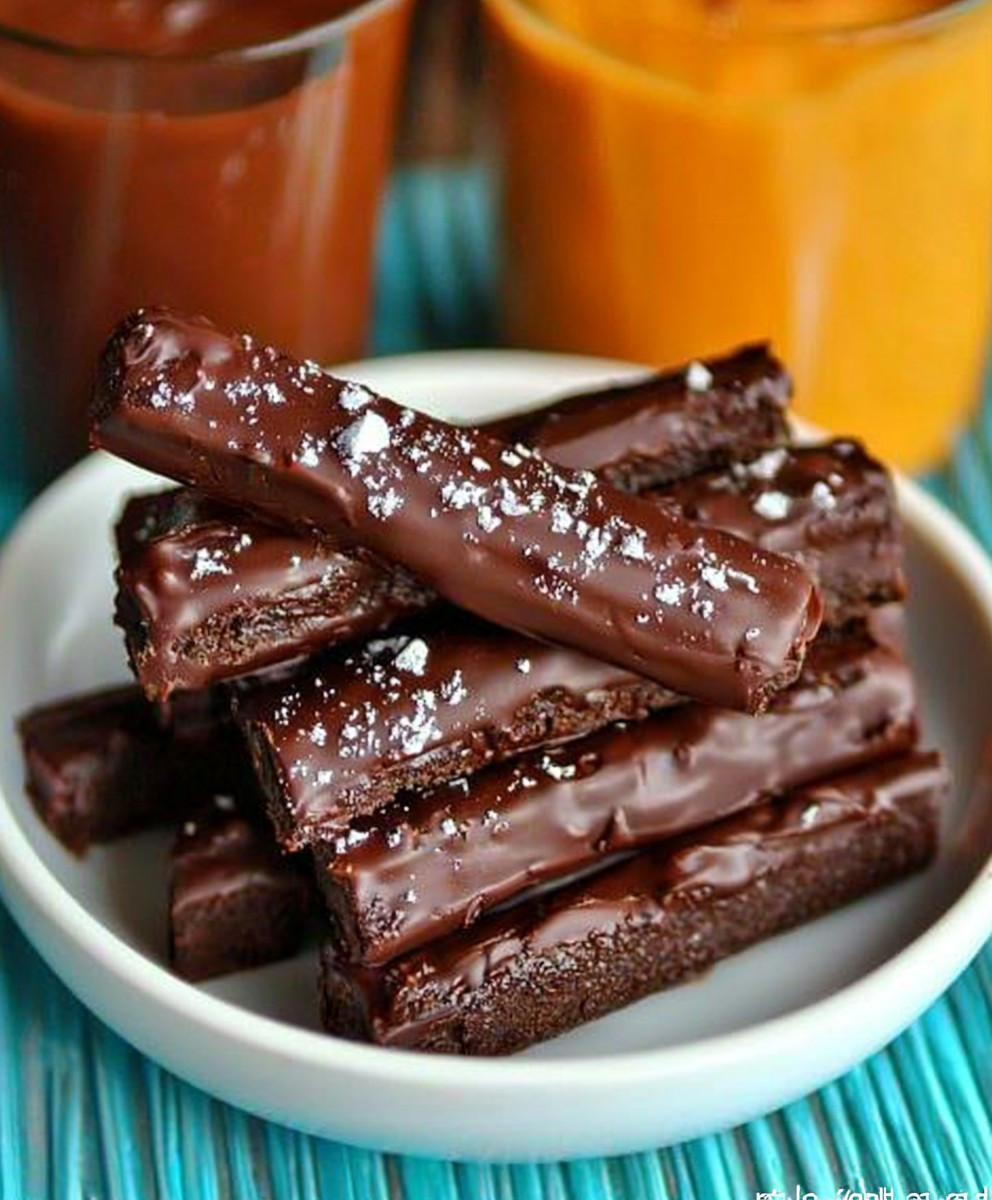 Chocolate brownie truffle fries