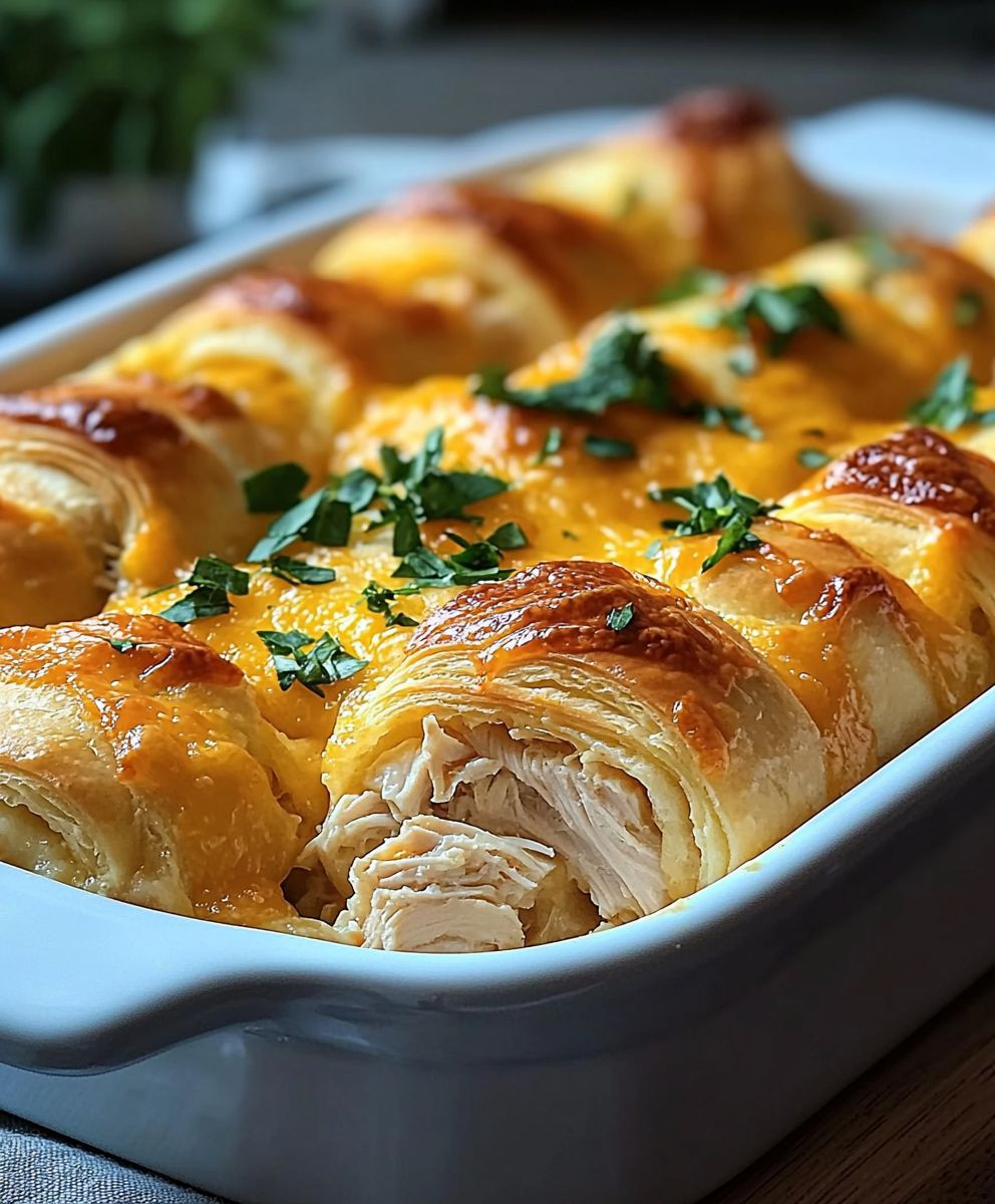 Chicken Crescent Roll Casserole