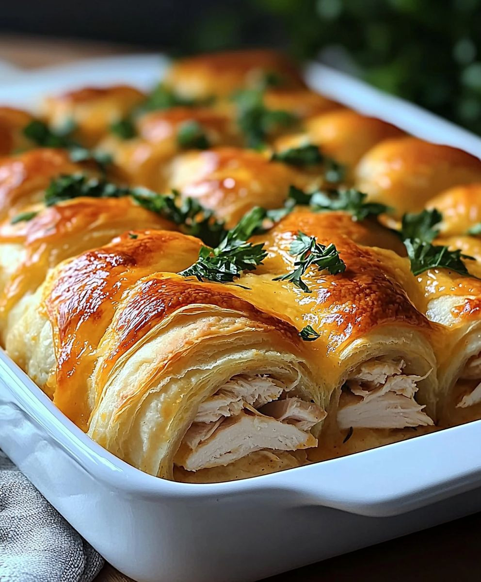 Chicken Crescent Roll Casserole