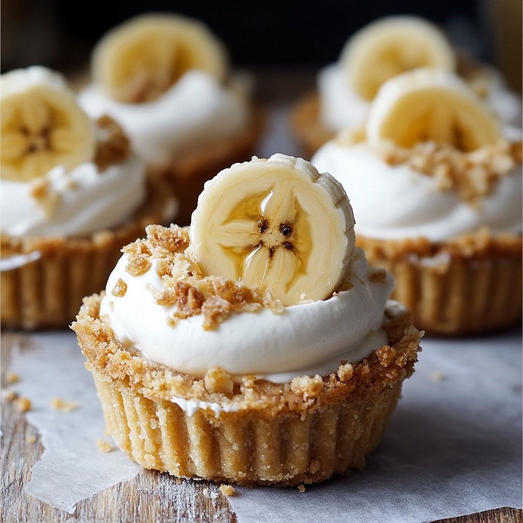 Mini Banana Cream Pies