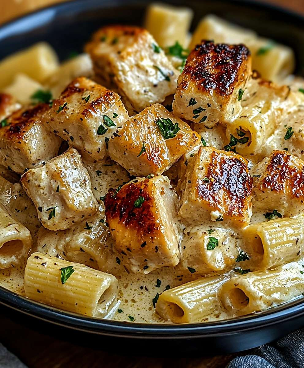Garlic Butter Chicken Rigatoni