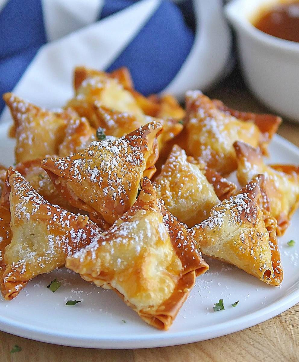 Apple Pie Wontons