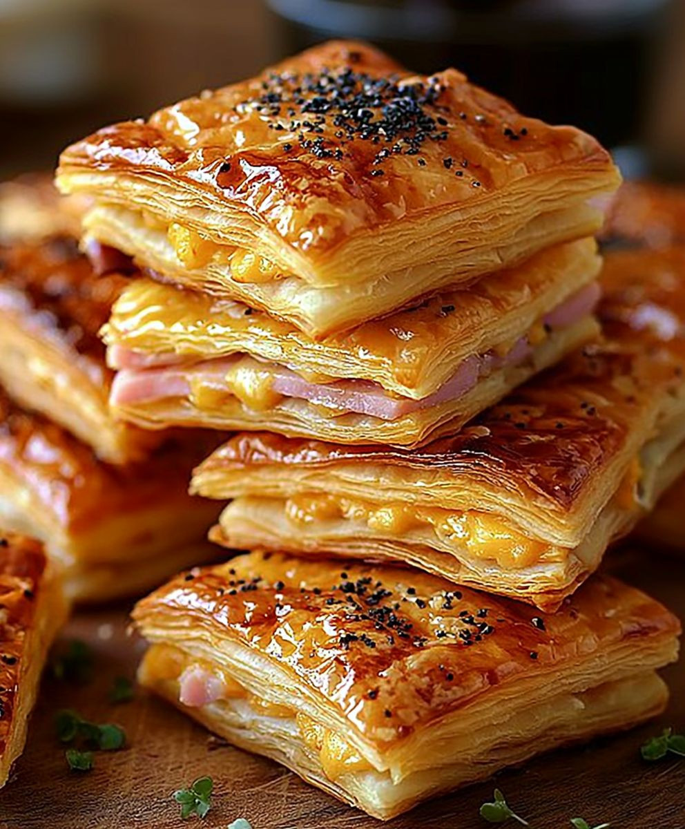 Ham and Cheese Puff Pastry