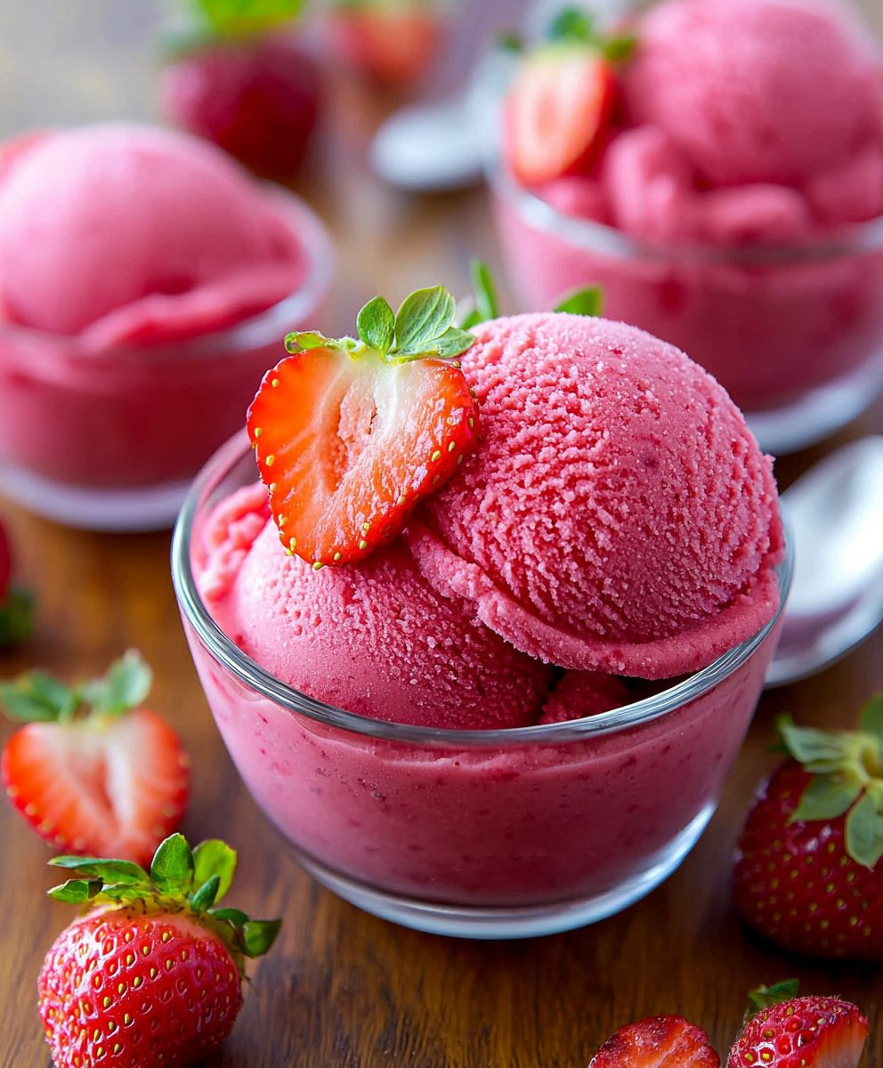 Strawberry Sorbet