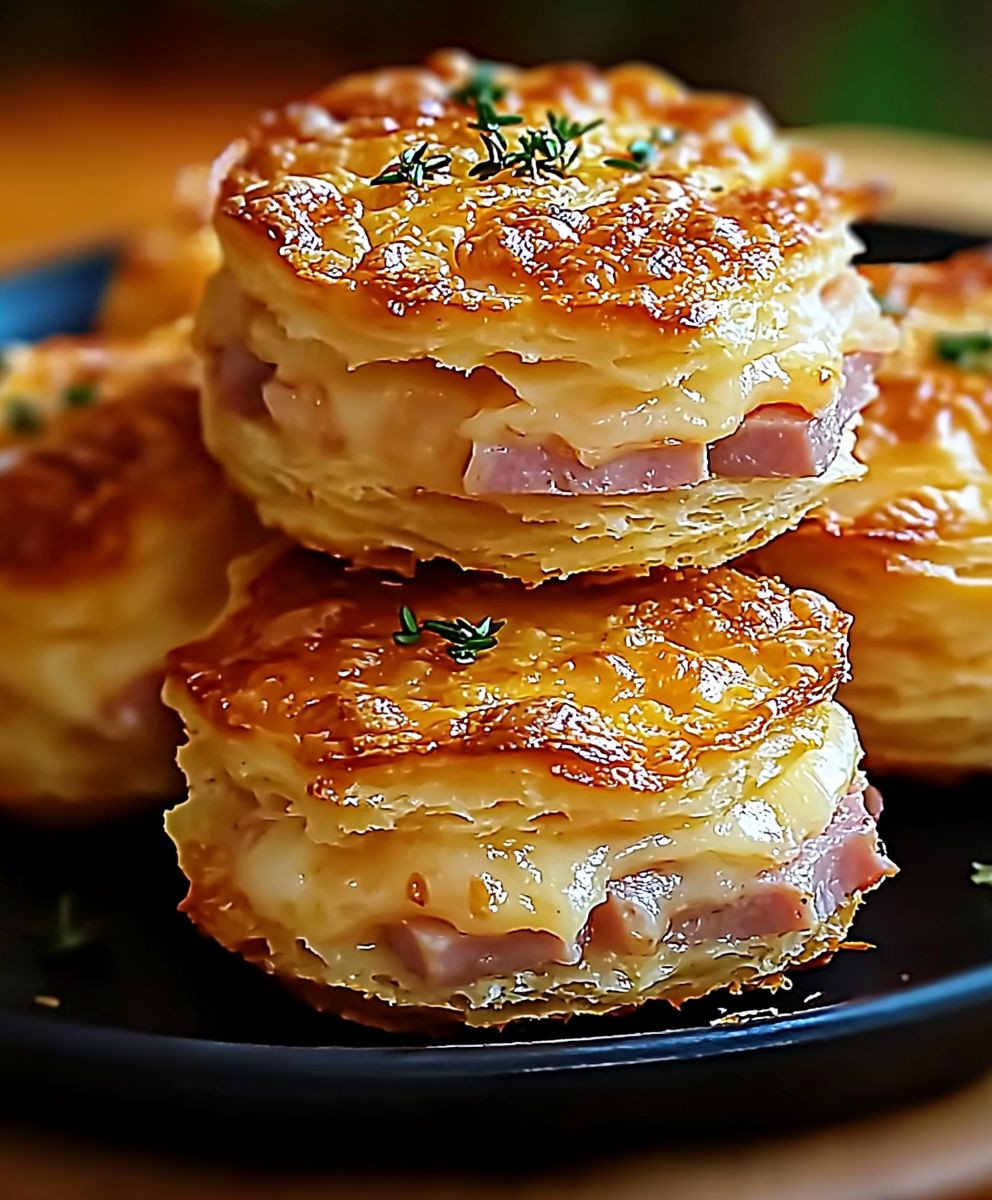 Ham and Cheese Biscuits