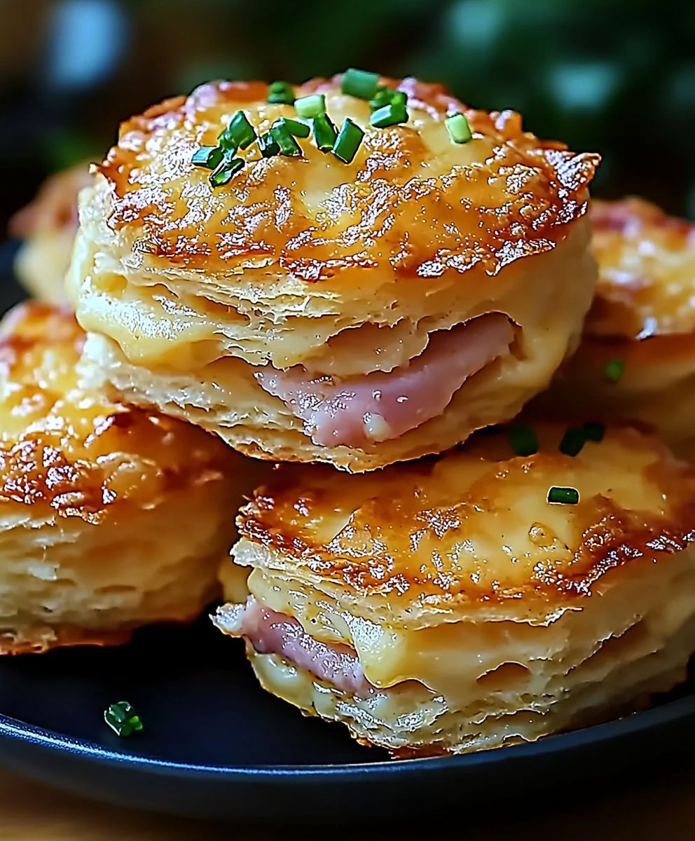 Ham and Cheese Biscuits