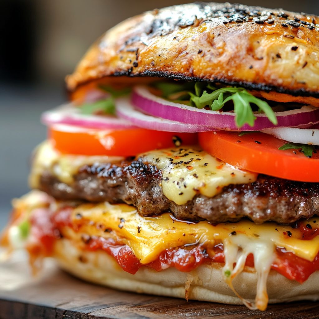 Pizza Burger Pie