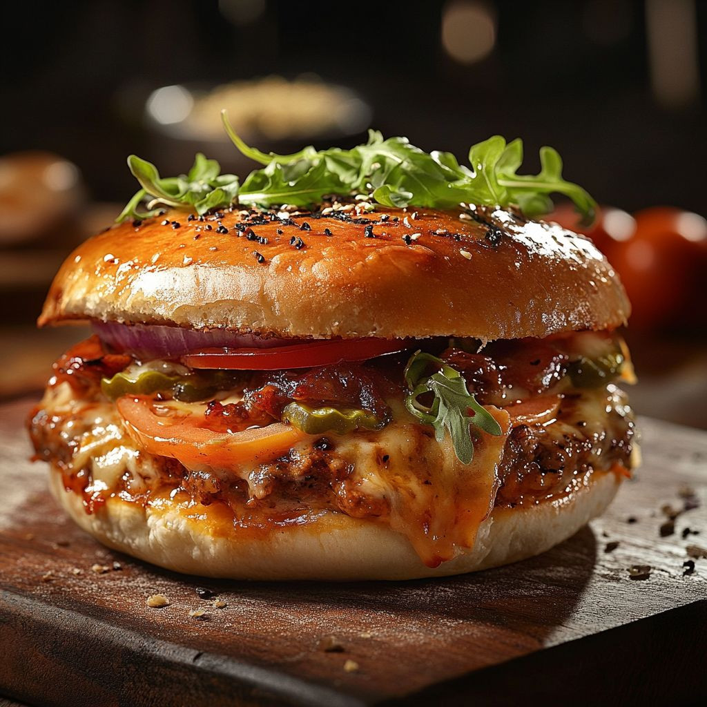Pizza Burger Pie
