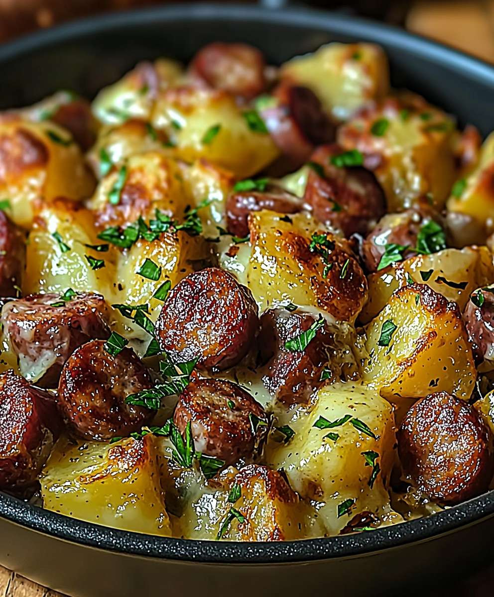 Cheesy Ranch Potatoes Sausage