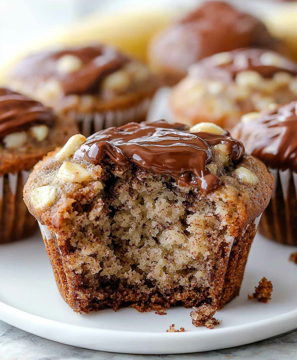 Nutella Banana Muffins