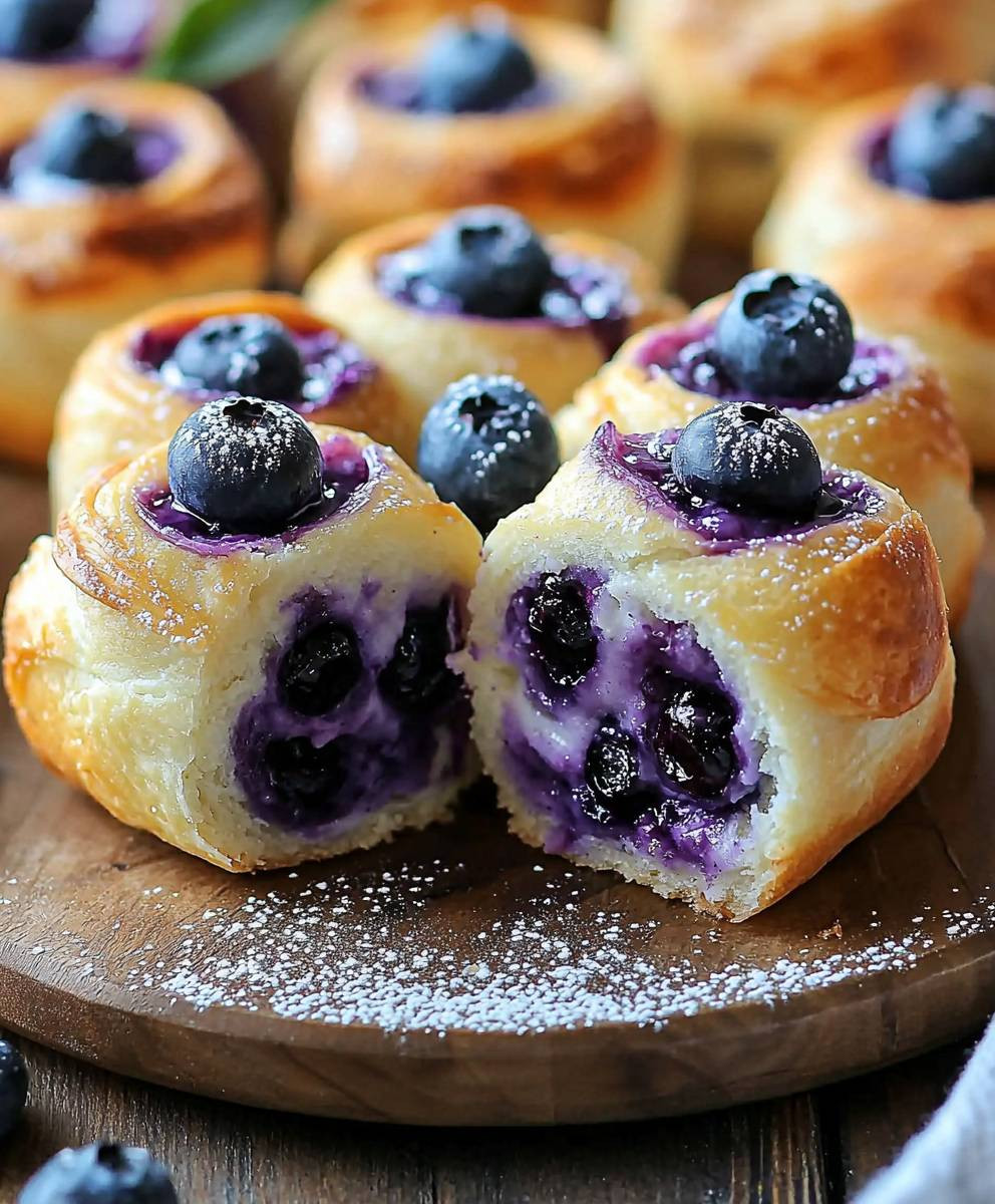 Blueberry Cheesecake Rolls
