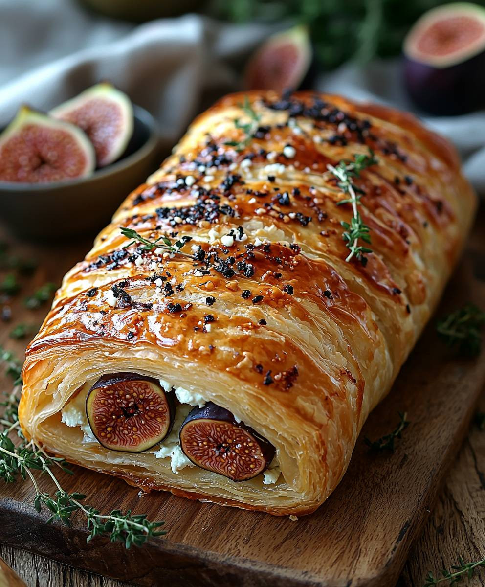 Fig Goat Cheese Puff Pastry