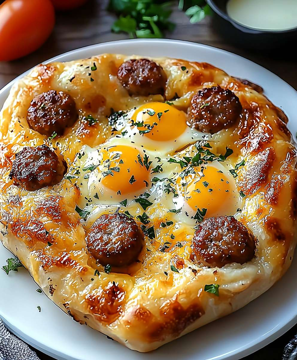 Sausage egg cheese breakfast